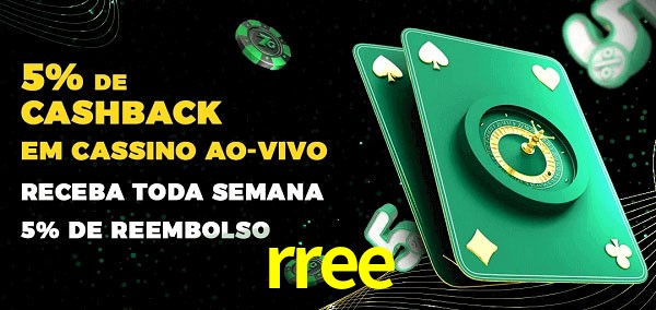 Promoções do cassino ao Vivo rree